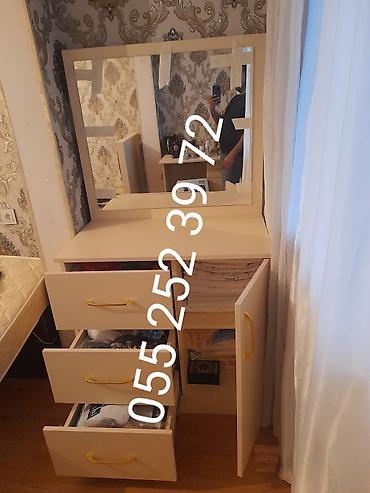 Masa və oturacaq dəstləri: Qonaq otağı üçün, Yeni, Açılmayan, Dördbucaq masa, 4 stul — 15