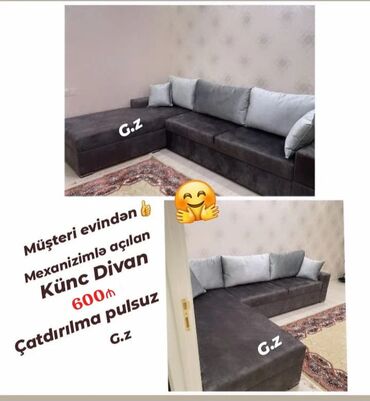 Masalar: Künc divan