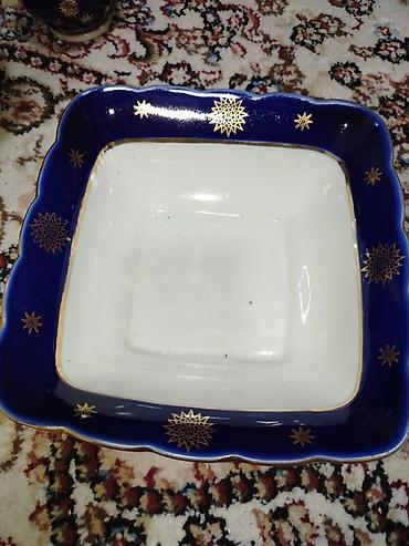 çay servis: Nahar dəsti, rəng - Mavi, Farfor — 5