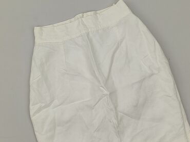 simple spódnice plisowane: White, Women`s skirt, size S (EU 36)