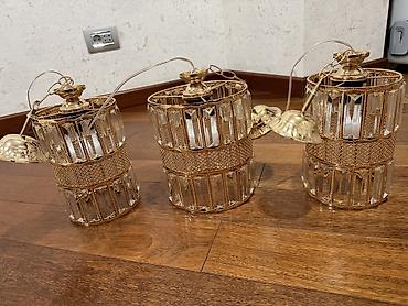 lustur 2019: Çılçıraq, 3 lampa, Xrustal — 2