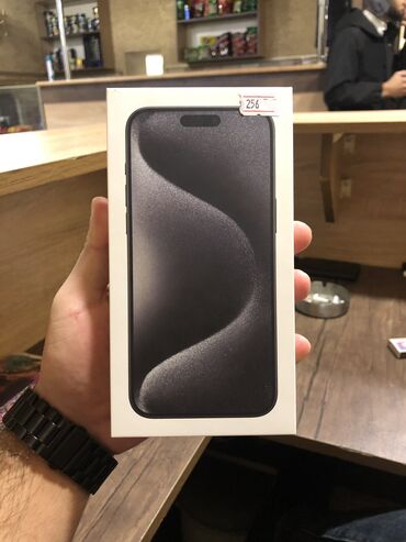 Apple iPhone: IPhone 15 Pro Max, 256 GB, Black Titanium, Face ID