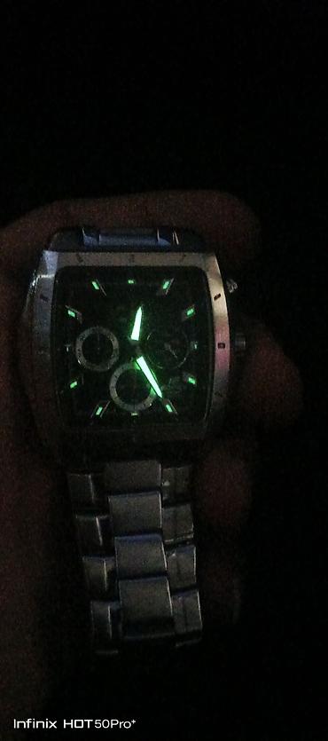 İşlənmiş, Qol saatı, Casio, rəng - Gümüşü