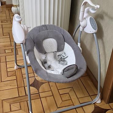 peg perego: Детский шезлонг, Б/у, Электронная, цвет - Серый — 2