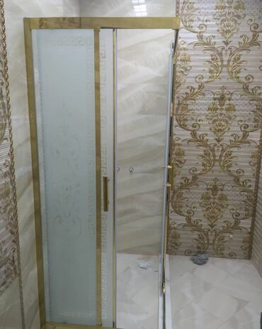 Duş kabinaları, arakəsmələr: Yeni Üstü açıq kabina, Künc üçün, Pulsuz çatdırılma — 10
