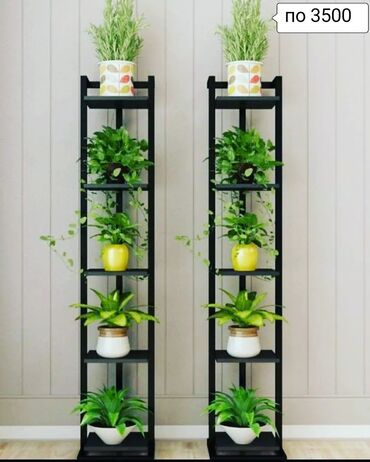 Полки для цветов: Лофт стиле, полка, стеллаж, подставки для цветов для книги, стол — 7