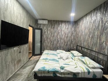 дом в манас: 1 бөлмө, Душ кабинасы, Жаздык, жууркан-төшөк каптары, Кондиционер