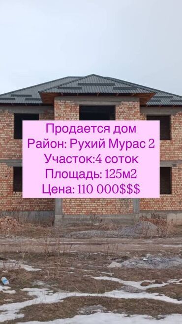 Продажа домов: Дом, 125 м², 6 комнат, Агентство недвижимости, ПСО (под самоотделку)