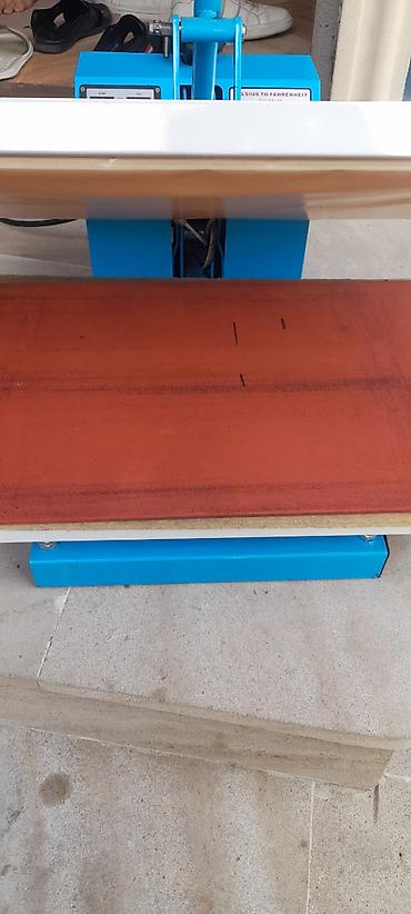 etiket printeri: ​"Təcili satılır! Sew-Makina yastı termopress aparatı. Köynək, parça — 1