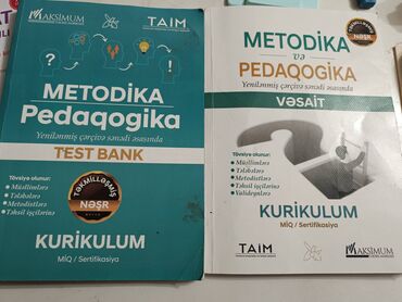 Kitablar, jurnallar, CD, DVD: Taim Kurikulum həm qayda kitabı hem test kitabı heç istifadə etməmişəm