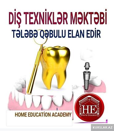 Обучение, курсы: Azərbaycan PEŞƏ TƏHSİLİ Mərkəzi HOME EDUCATİON AKADEMİYASINDA diş — 1