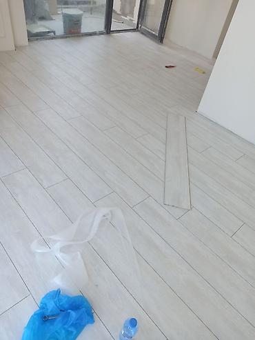 Döşəmə işləri: Laminat döşəmə və plitə tipli döşəmə işləri – peşəkar quraşdırma — 2