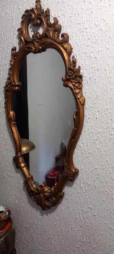 forma ideale ogledala cene: Ogledalo za zid, shape - Ovalni, Sa ramom, Upotrebljenо