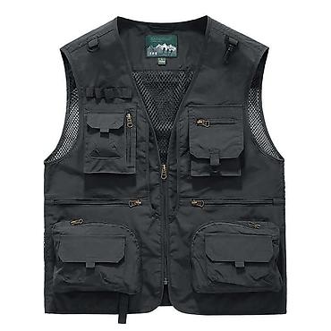 fish kosulje: Muški multifunkcionalni prsluk – više džepova (L i XL) Cena: 4100 din — 3