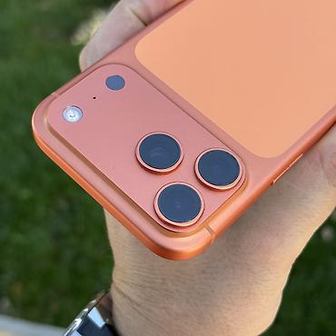 Apple iPhone: IPhone 17 Pro Max, Б/у, 256 ГБ, Оранжевый, Защитное стекло, Чехол, 95 % — 12