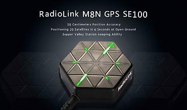 GPS трекеры: Radiolink M8N GPS SE100 + Tutucu Peşəkar GNSS modulu və möhkəm tutucu — 2
