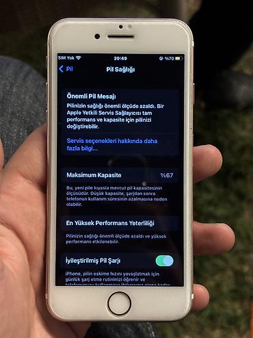 samsung tv ikinci el: IPhone 7, 128 GB, Rose Gold, Barmaq izi — 8