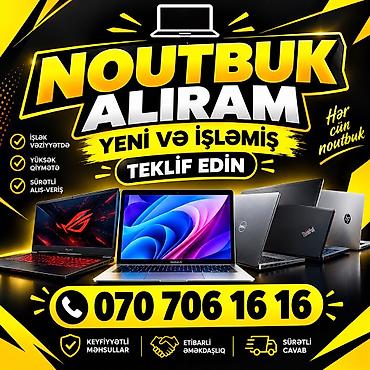 Digər noutbuklar və netbuklar: YÜKSƏK QİYMƏTƏ YENİ VƏ İŞLƏMİŞ ALIŞI NOUTBUK, PS5, MACBOOK ALIRAM — 1