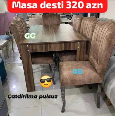 Masa və oturacaq dəstləri: Masa desti
