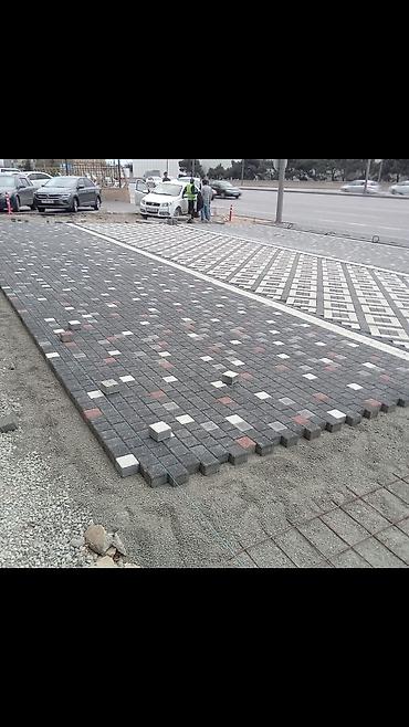 Beton plitələr: Rəngli səki daşları – zavod istehsalı - İkiqat qatlı vibropress — 38
