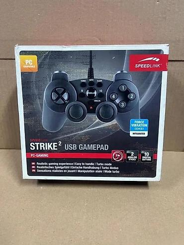 Oprema za video igre: Speedlink STRIKE2 USB gamepad za PC - Žičani USB kontroler za računar — 4
