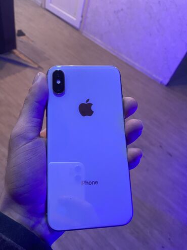 Apple iPhone: IPhone X, 256 GB, White Titanium, Face ID