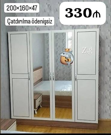 taxt baza: Yeni, 4 qapılı, Güzgülü, Açılan, Düz dolab — 1