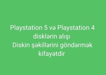 Oyun diskləri və kartricləri: Playstation 4 və Playstation 5 disklərin alışı Disklərdə cızıq