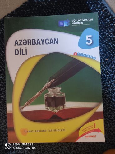 Kitablar, jurnallar, CD, DVD: Azerbaycan dili 5-ci sinif 2023 5AZN yazılmayıb daha çox məlumat üçün