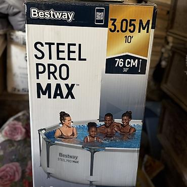Каркасный бассейн Bestway Steel Pro Max - Диаметр: 3,05 м (10’) - — 2