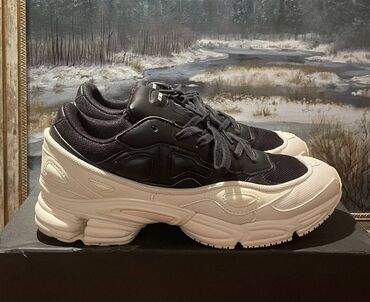 Кроссовки и спортивная обувь: Adidas x RAF Simons Ozweego 2 “White Black” -Размер: 43.5(фит 43-44)