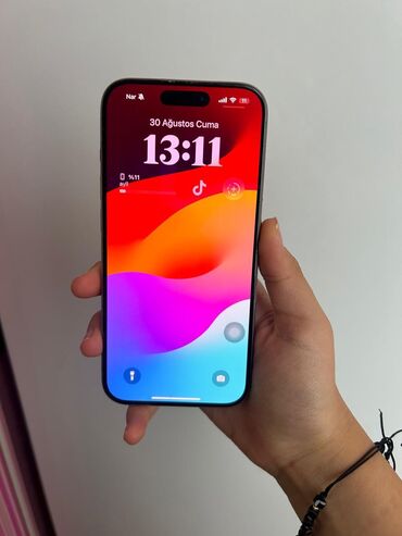 iphone x almaq: IPhone 15 Pro, 128 ГБ, Серебристый, Беспроводная зарядка