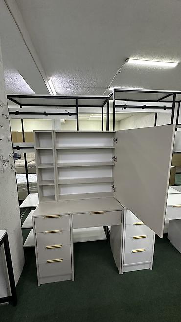 Комоды для одежды: Комод для одежды, Новый, С зеркалом, ЛДСП, цвет - Белый, Серый, Бежевый, Бесплатная доставка — 6