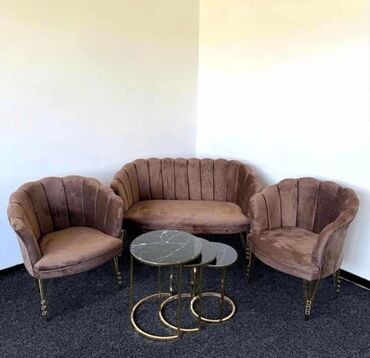 Ugaone garniture: I. 12. Shell set ( 2 fotelje + dvosed ) ✨ -Cena za set : 390e — 8