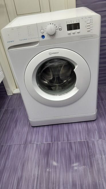купить бу кондиционер в баку: Paltaryuyan maşın Indesit, 7 kq, Avtomat, Qurutmasız, Kredit yoxdur