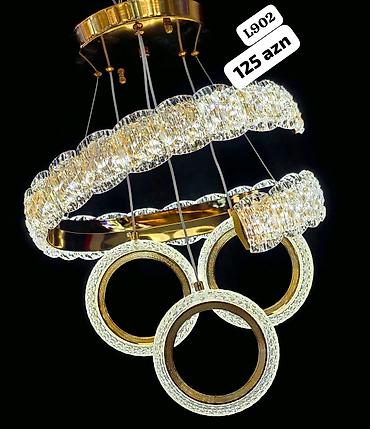Çilçıraqlar: Çılçıraq, 10 və daha çox lampa, Xrustal — 25