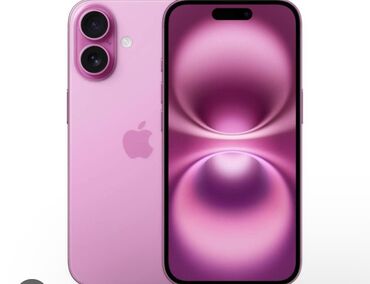 аккумулятор для айфона: IPhone 16, Жаңы, 256 ГБ, Күлгүн, Каптама, Куту, 100 %