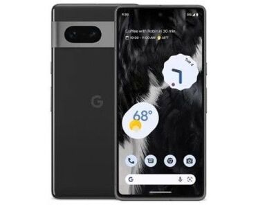 телефон смартфон: Google Pixel 7a, Новый, 128 ГБ, цвет - Черный, 2 SIM