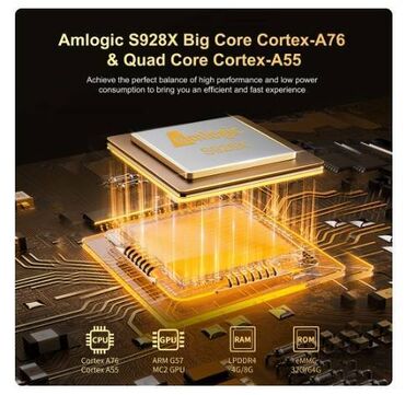 Aksesoari za TV i video: Android box X96-X10 Amlogic S928X- 8/64GB,WIFI6, 1GB LAN, 8K Nov na — 5