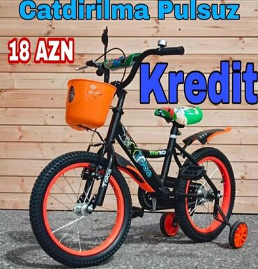 scott velosiped baku: Yeni Dörd təkərli Uşaq velosipedi 20", Pulsuz çatdırılma