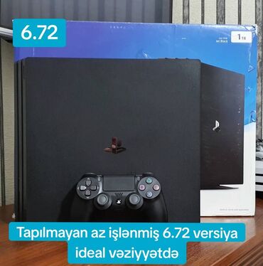 playstation 5 club: Playstation 4 PRO PRAŞİFKA model v 6.72 ✅️ 1 Tb yaddaş ✅️ 1 ədəd