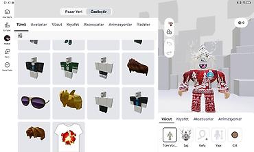 kalem: Roblox hesabı – çoxlu ödənişli aksessuar və geyimlərlə dolu kolleksiya — 1