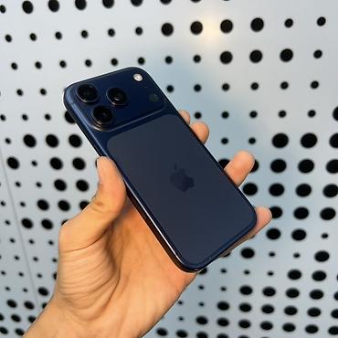 IPhone 17 Pro, Б/у, 256 ГБ, Blue Titanium, Защитное стекло, Чехол, 94 %
