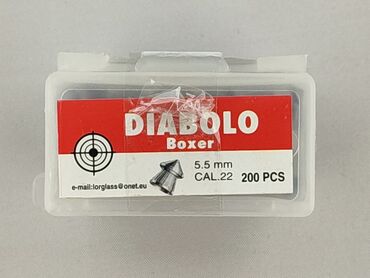 Używane śruty Diabolo Boxer kaliber 5.5 mm, w ilości około 200 sztuk