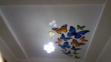 Натяжной потолок: Натяжной потолок Глянцевое, Матовое, 3D потолки Гарантия, Бесплатная консультация, Бесплатный замер — 6