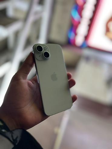 IPhone 15, 128 GB, Ağ, Face ID