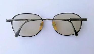 Naočare: Vintage ITALIJANSKI OVAL dioptrijski ram. PRELEP, . MANIR SREBRA — 1