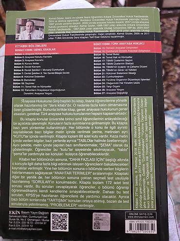 avqust heykəli: Məhsul: Kitab – “Anayasa Hukukuna Giriş: Genel Esaslar ve Türk Anayasa — 2