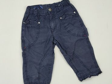 szerokie spodnie na lato: Material trousers, 7 years, 116/122, condition - Satisfying