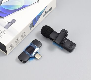 Mikrofonlar: 2 mikrofonlu▶️Simsiz yaxa mikrofonu▶️ Bluetooth yaxa mikrofonu☆ iPhone